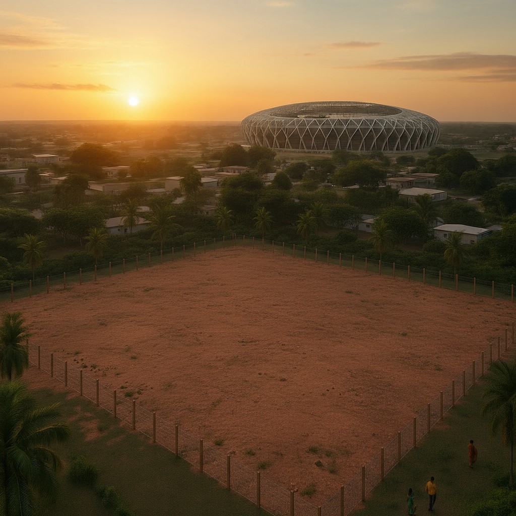 Japoma et son coucher de soleil – éclairages et ambiance